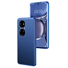 Custodia Lusso Pelle Cover GS2 per Huawei P50 Blu