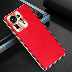 Custodia Lusso Pelle Cover GS2 per Xiaomi Mi Mix 4 5G Rosso