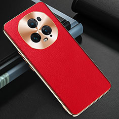 Custodia Lusso Pelle Cover GS3 per Huawei Honor Magic5 Ultimate 5G Rosso