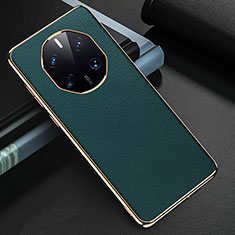 Custodia Lusso Pelle Cover GS3 per Huawei Mate 50 RS Verde