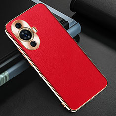 Custodia Lusso Pelle Cover GS3 per Huawei Nova 11 Rosso