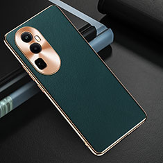 Custodia Lusso Pelle Cover GS3 per Oppo Reno10 Pro+ Plus 5G Verde