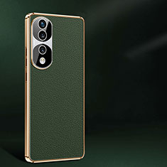 Custodia Lusso Pelle Cover JB2 per Huawei Honor 70 Pro 5G Verde