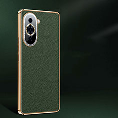 Custodia Lusso Pelle Cover JB2 per Huawei Nova 10 Verde