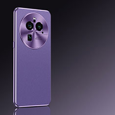 Custodia Lusso Pelle Cover JB2 per Oppo Find X6 Pro 5G Viola