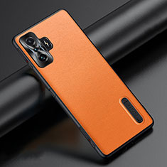 Custodia Lusso Pelle Cover JB3 per Xiaomi Poco F4 GT 5G Arancione