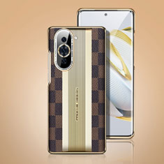 Custodia Lusso Pelle Cover JB4 per Huawei Nova 10 Marrone