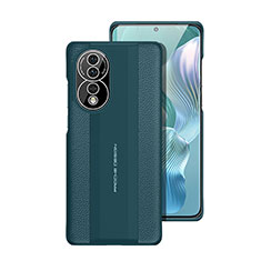 Custodia Lusso Pelle Cover JB5 per Huawei Honor 80 5G Verde