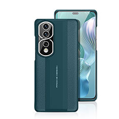 Custodia Lusso Pelle Cover JB5 per Huawei Honor 80 Pro Flat 5G Verde