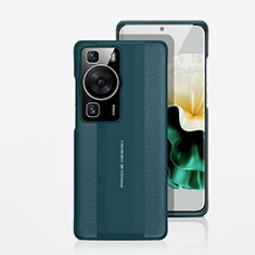 Custodia Lusso Pelle Cover JB5 per Huawei P60 Pro Verde