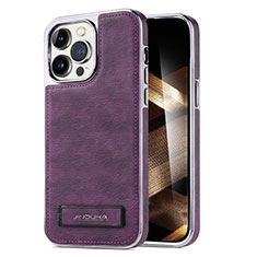 Custodia Lusso Pelle Cover JD1 per Apple iPhone 14 Pro Max Viola