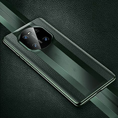 Custodia Lusso Pelle Cover K01 per Huawei Mate 40E Pro 4G Verde Notte
