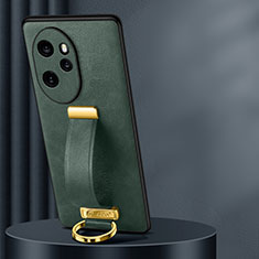 Custodia Lusso Pelle Cover LD1 per Huawei Honor 100 Pro 5G Verde