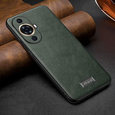 Custodia Lusso Pelle Cover LD1 per Huawei Nova 11 Pro Verde