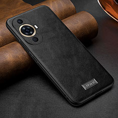 Custodia Lusso Pelle Cover LD1 per Huawei Nova 11 Ultra Nero