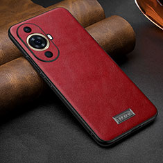 Custodia Lusso Pelle Cover LD1 per Huawei Nova 11 Ultra Rosso