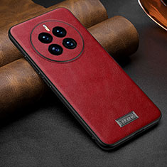 Custodia Lusso Pelle Cover LD3 per Huawei Mate 50E Rosso