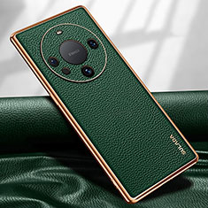 Custodia Lusso Pelle Cover LD3 per Huawei Mate 60 Pro+ Plus Verde