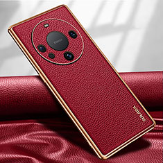 Custodia Lusso Pelle Cover LD3 per Huawei Mate 60 Pro Rosso