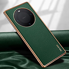 Custodia Lusso Pelle Cover LD4 per Huawei Mate 60 Verde