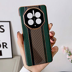 Custodia Lusso Pelle Cover LF1 per Huawei Mate 50 Verde