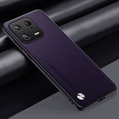 Custodia Lusso Pelle Cover LS1 per Xiaomi Mi 13 Pro 5G Viola