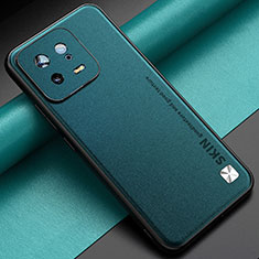 Custodia Lusso Pelle Cover LS2 per Xiaomi Mi 13 5G Verde