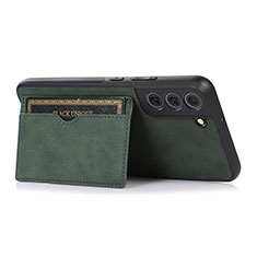 Custodia Lusso Pelle Cover M04T per Samsung Galaxy S24 5G Verde