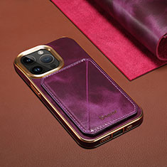 Custodia Lusso Pelle Cover MT1 per Apple iPhone 16 Pro Max Viola