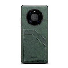 Custodia Lusso Pelle Cover MT3 per Huawei Mate 50E Verde