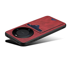 Custodia Lusso Pelle Cover MT5 per Huawei Mate 60 Pro+ Plus Rosso