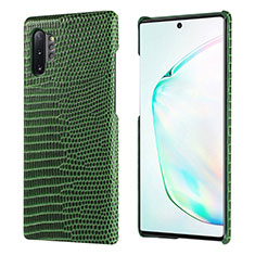 Custodia Lusso Pelle Cover P02 per Samsung Galaxy Note 10 Plus 5G Verde