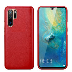 Custodia Lusso Pelle Cover P03 per Huawei P30 Pro Rosso