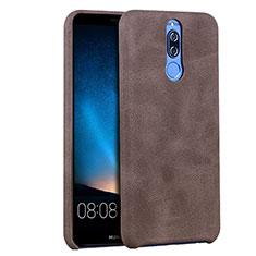 Custodia Lusso Pelle Cover per Huawei G10 Marrone