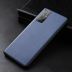 Custodia Lusso Pelle Cover per Huawei Honor 30 Blu