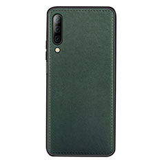 Custodia Lusso Pelle Cover per Huawei Honor 9X Pro Verde