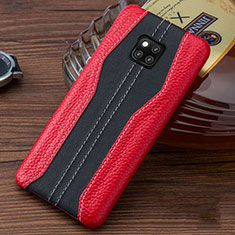 Custodia Lusso Pelle Cover per Huawei Mate 20 RS Rosso