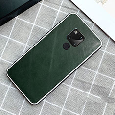 Custodia Lusso Pelle Cover per Huawei Mate 20 Verde