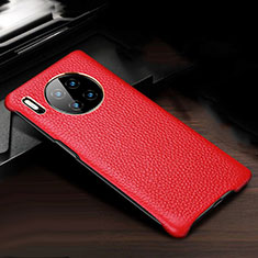 Custodia Lusso Pelle Cover per Huawei Mate 30 Rosso