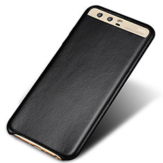 Custodia Lusso Pelle Cover per Huawei P10 Nero