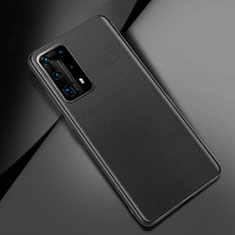 Custodia Lusso Pelle Cover per Huawei P40 Pro+ Plus Nero