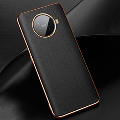 Custodia Lusso Pelle Cover per Oppo Ace2 Nero