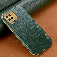 Custodia Lusso Pelle Cover per Samsung Galaxy A12 5G Verde
