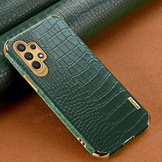 Custodia Lusso Pelle Cover per Samsung Galaxy A32 5G Verde