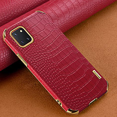 Custodia Lusso Pelle Cover per Samsung Galaxy A81 Rosso