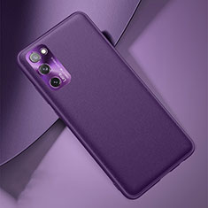 Custodia Lusso Pelle Cover per Samsung Galaxy S20 FE 4G Viola