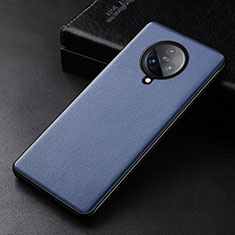 Custodia Lusso Pelle Cover per Vivo Nex 3S Blu