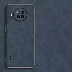 Custodia Lusso Pelle Cover per Xiaomi Mi 10T Lite 5G Blu