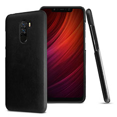 Custodia Lusso Pelle Cover per Xiaomi Pocophone F1 Nero