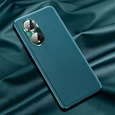 Custodia Lusso Pelle Cover QK1 per Huawei Honor 50 5G Verde